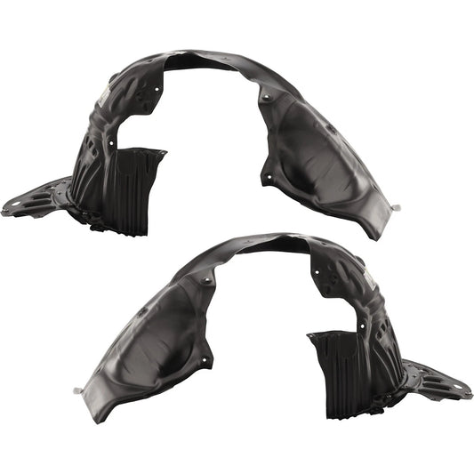 2pc Inner Fender Liner Compatible with Honda Odyssey 2014-2017 HO1248151 HO1249151 Front Passenger and Driver
