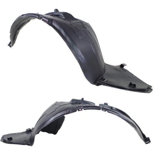 2pc Inner Fender Liner Compatible with Nissan Versa 2015-2019 NI1249139 NI1248139 Front Passenger and Driver