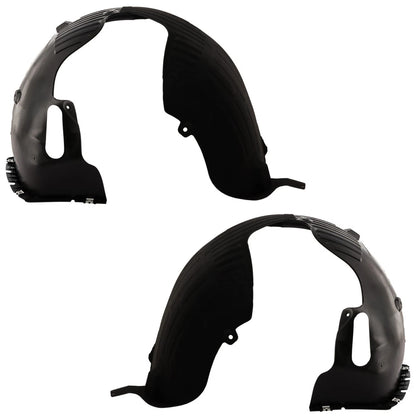 2pc Inner Fender Liner Compatible with Hyundai Sonata 2018-2019 HY1248179 HY1249179 Front Passenger and Driver