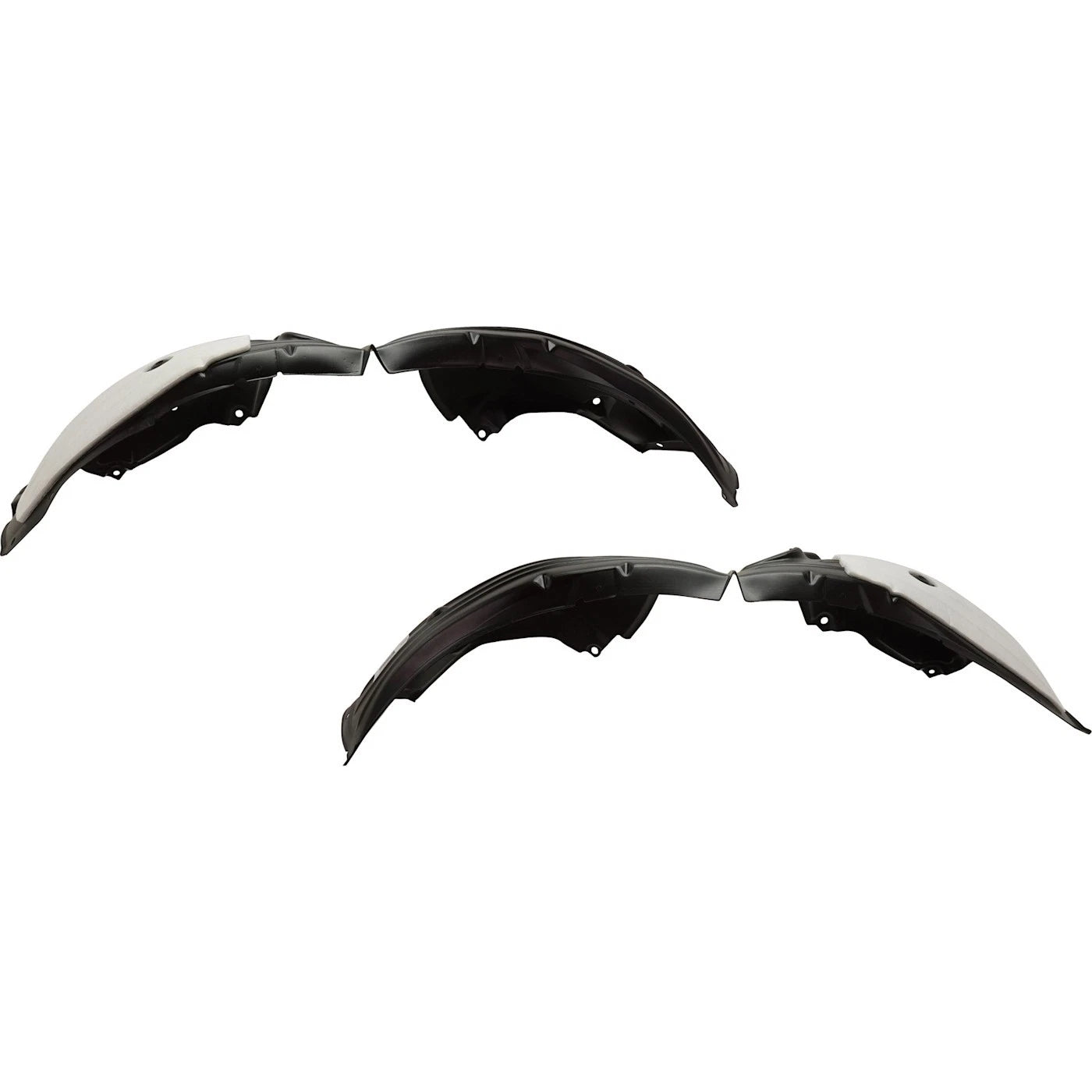 2pc Inner Fender Liner Compatible with Mazda 3 2019-2025 MA1248153 MA1249153 Front Passenger and Driver