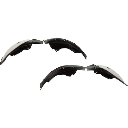 2pc Inner Fender Liner Compatible with Mazda 3 2019-2025 MA1248153 MA1249153 Front Passenger and Driver