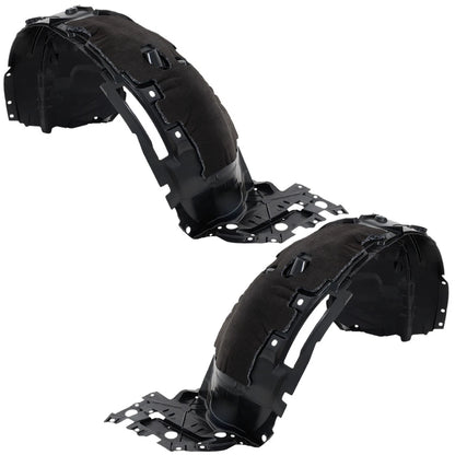 2pc Inner Fender Liner Compatible with Nissan Rogue 2021-2023 NI1248182 NI1249182 Front Passenger and Driver