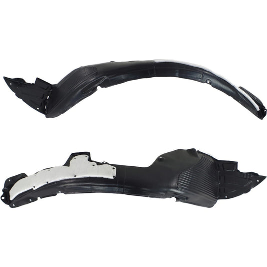 2pc Inner Fender Liner Compatible with Kia Forte5 2014-2016 KI1249128 KI1248128 Front Passenger and Driver