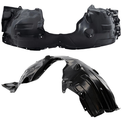 2pc Inner Fender Liner Compatible with Lexus ES350 2020-2022 LX1249147 LX1248147 Front Passenger and Driver