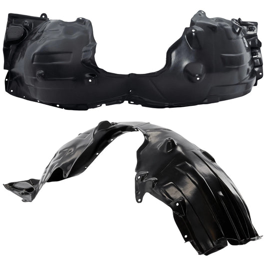 2pc Inner Fender Liner Compatible with Lexus ES350 2020-2022 LX1249147 LX1248147 Front Passenger and Driver