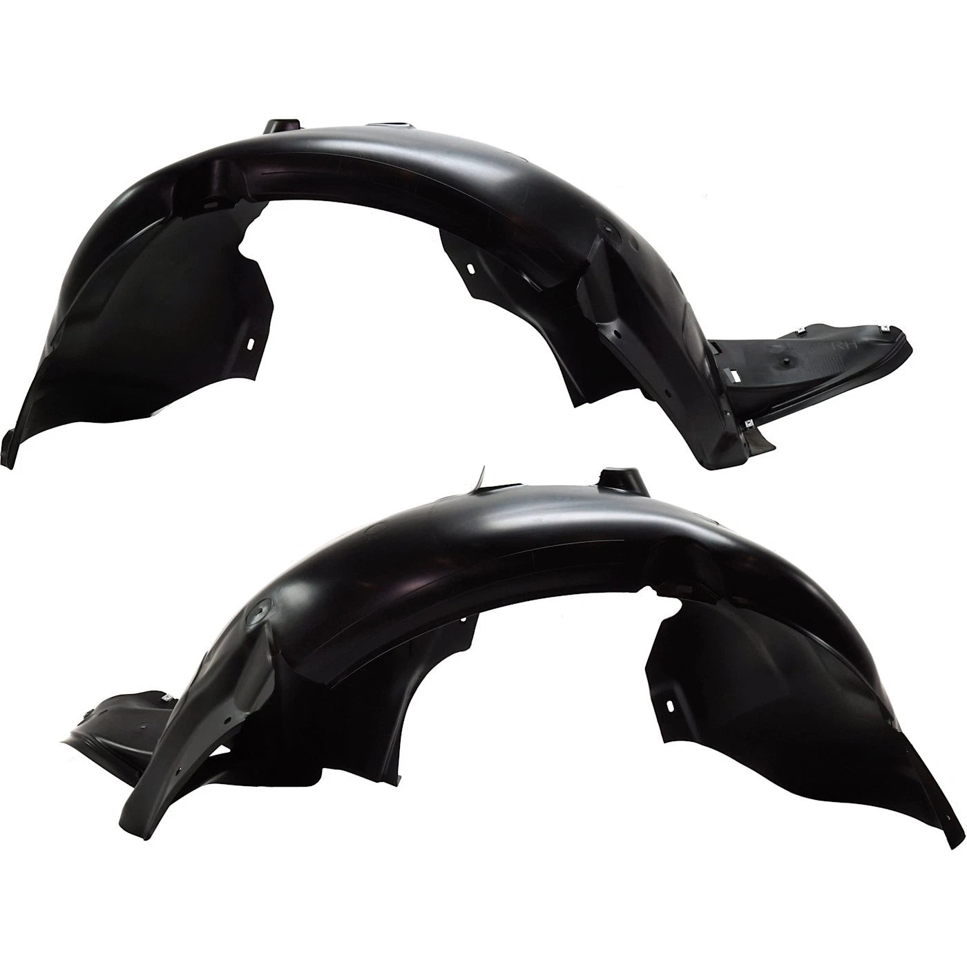 2pc Inner Fender Liner Compatible with Volkswagen Jetta 2015-2018 VW1249136 VW1248136 Front Passenger and Driver