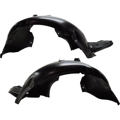2pc Inner Fender Liner Compatible with Volkswagen Jetta 2015-2018 VW1249136 VW1248136 Front Passenger and Driver