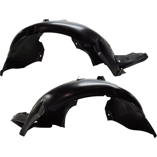 2pc Inner Fender Liner Compatible with Volkswagen Jetta 2015-2018 VW1249136 VW1248136 Front Passenger and Driver