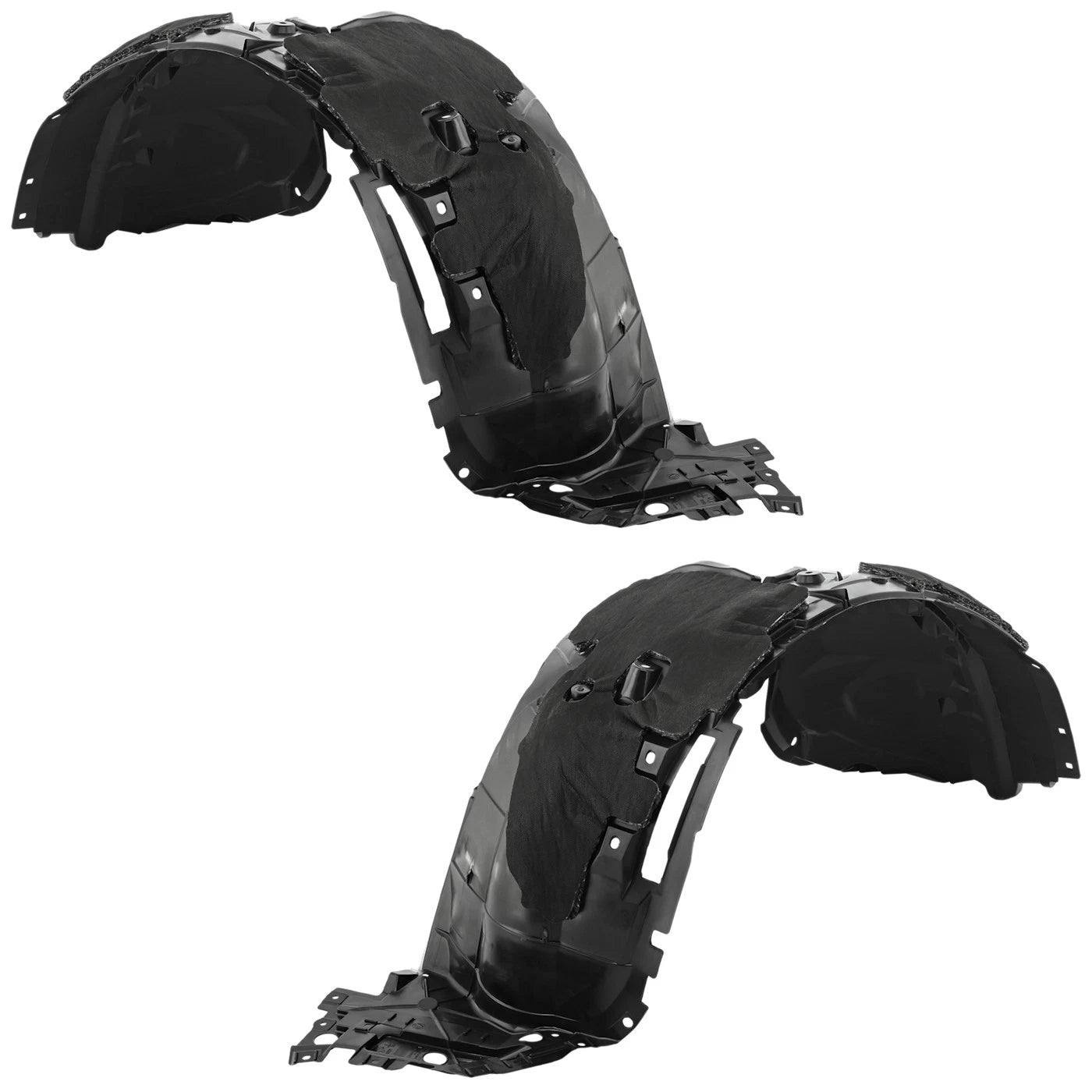 2pc Inner Fender Liner Compatible with Nissan Rogue 2021-2025 NI1249183 NI1248183 Front Passenger and Driver
