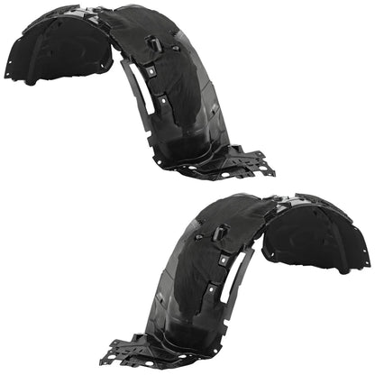 2pc Inner Fender Liner Compatible with Nissan Rogue 2021-2025 NI1249183 NI1248183 Front Passenger and Driver