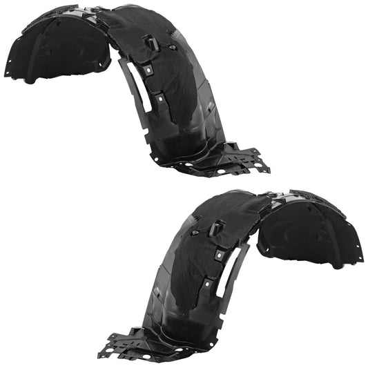2pc Inner Fender Liner Compatible with Nissan Rogue 2021-2025 NI1249183 NI1248183 Front Passenger and Driver