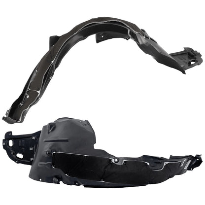 2pc Inner Fender Liner Compatible with Acura TLX 2015-2017 AC1248137 AC1249137 Front Passenger and Driver