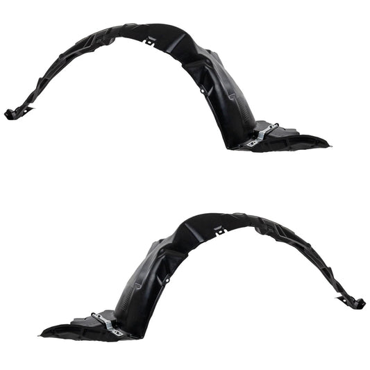 2pc Inner Fender Liner Compatible with Toyota Prius 2010-2015 TO1249158 TO1248158 Front Passenger and Driver