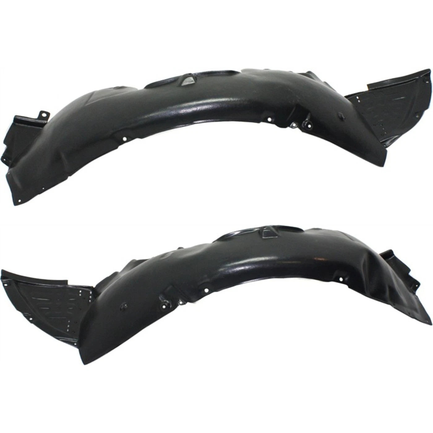 2pc Inner Fender Liner Compatible with Hyundai Genesis 2011-2014 HY1249128 HY1248128 Front Passenger and Driver