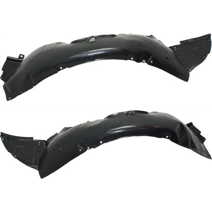 2pc Inner Fender Liner Compatible with Hyundai Genesis 2011-2014 HY1249128 HY1248128 Front Passenger and Driver
