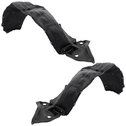2pc Inner Fender Liner Compatible with Toyota Highlander 2014-2019 TO1248194 TO1249194 Front Passenger and Driver