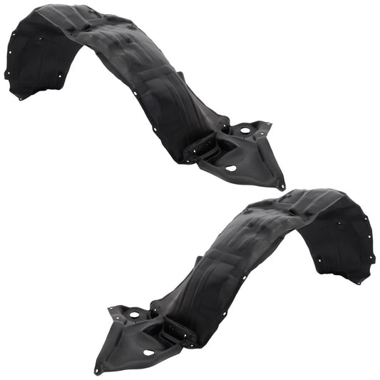 2pc Inner Fender Liner Compatible with Toyota Highlander 2014-2019 TO1248194 TO1249194 Front Passenger and Driver