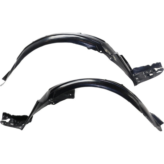 2pc Inner Fender Liner Compatible with Acura TL 2012-2014 AC1249134 AC1248134 Front Passenger and Driver