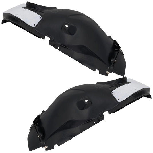 2pc Inner Fender Liner Compatible with Ford Focus 2012-2018 FO1249150 FO1248150 Front Passenger and Driver