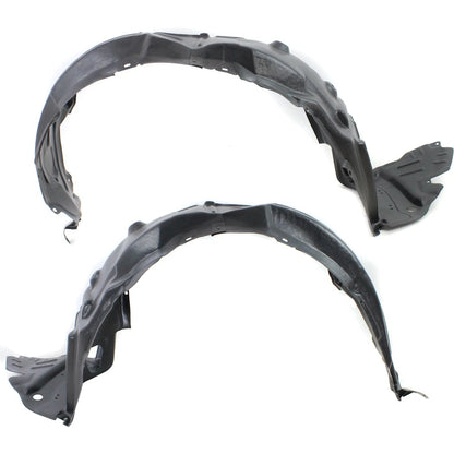 2pc Inner Fender Liner Compatible with Lexus IS250 2010-2015 LX1249109 LX1248109 Front Passenger and Driver