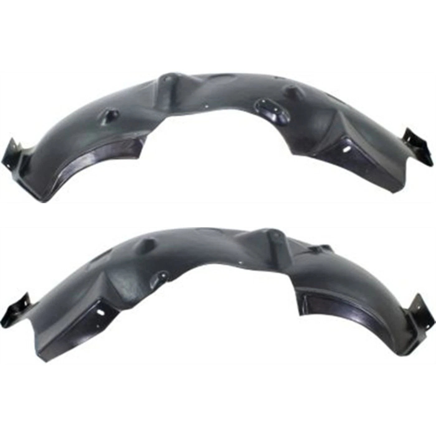 2pc Inner Fender Liner Compatible with Ford F-250 Super Duty 2008-2010 FO1249147 FO1248147 Front Passenger and Driver