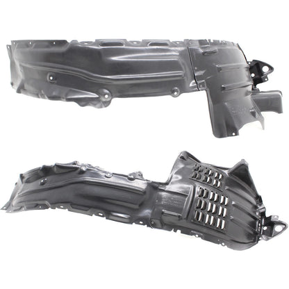 2pc Inner Fender Liner Compatible with Toyota Land Cruiser 2016-2021 TO1248213 TO1249213 Front Passenger and Driver