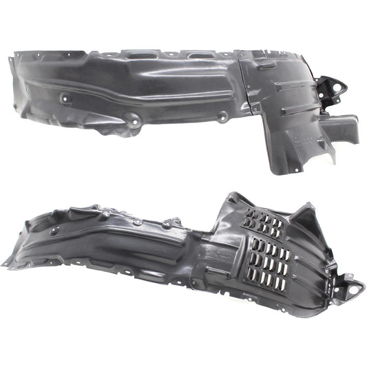 2pc Inner Fender Liner Compatible with Toyota Land Cruiser 2016-2021 TO1248213 TO1249213 Front Passenger and Driver