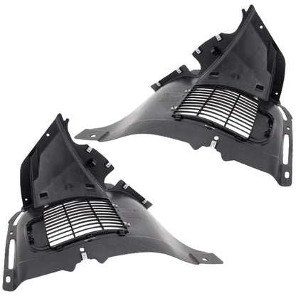 2pc Inner Fender Liner Compatible with Volkswagen Golf R 2015-2019 VW1249150 VW1248125 Front Passenger and Driver