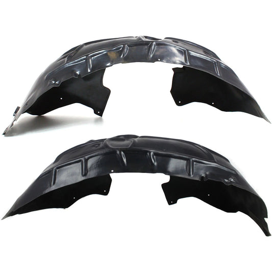 2pc Inner Fender Liner Compatible with Audi Q7 2007-2015 AU1248110 AU1249110 Front Passenger and Driver