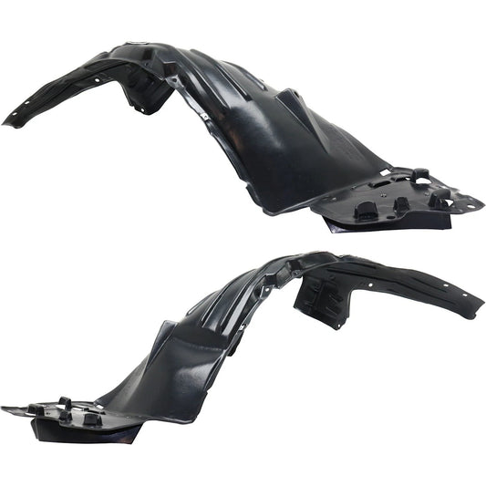 2pc Inner Fender Liner Compatible with Honda Fit 2018-2020 HO1248181 HO1249181 Front Passenger and Driver