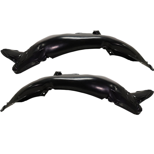 2pc Inner Fender Liner Compatible with Volkswagen Jetta 2015-2018 VW1248152 VW1249152 Front Passenger and Driver