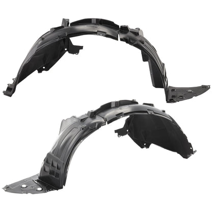 2pc Inner Fender Liner Compatible with Infiniti QX50 2019-2023 IN1248132 IN1249132 Front Passenger and Driver