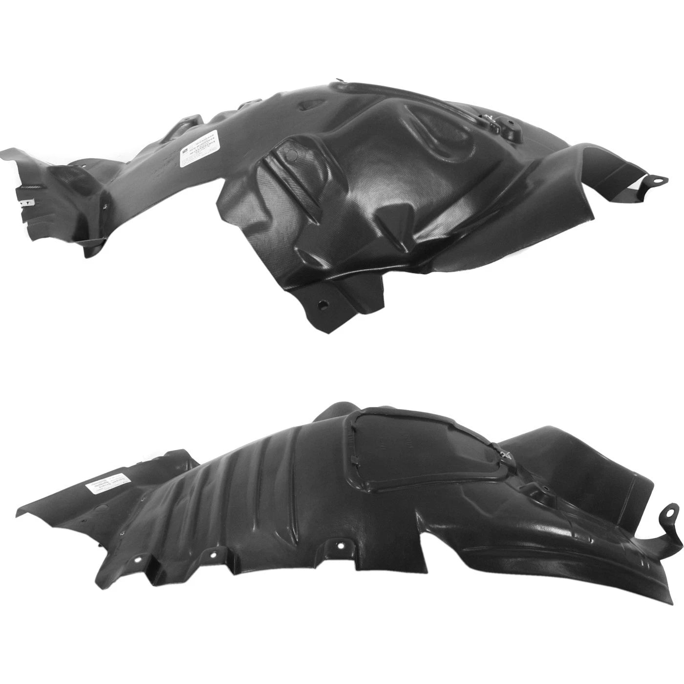 2pc Inner Fender Liner Compatible with Mercedes Benz E350 2014 MB1248176 MB1249176 Front Passenger and Driver