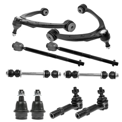 10pc K80669 K80670 K700432 K6541 EV800084 ES800223 Front Upper Control Arm Ball Joint Sway Bar for Chevy Cadillac for GMC Sierra 2007 2008 2009 2010 2011 2012 2013 2014