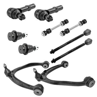 10pc K80669 K80670 K700432 K6541 EV800084 ES800223 Front Upper Control Arm Ball Joint Sway Bar for Chevy Cadillac for GMC Sierra 2007 2008 2009 2010 2011 2012 2013 2014