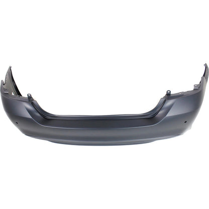 Primed Rear Bumper Cover 850229HS2H NI1100311 Replacement For Nissan Altima 2016 2017 2018 Replacement For Models with Distance Sensors Primed