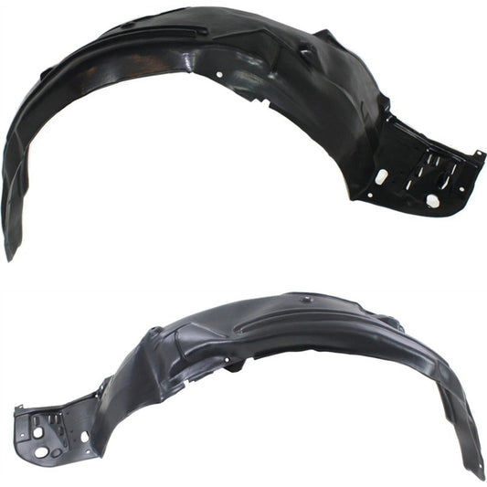 2pc Inner Fender Liner Compatible with Honda Accord 2013-2015 HO1249152 HO1248152 Front Passenger and Driver