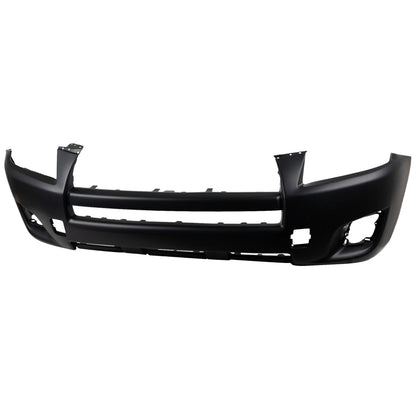 Primed Front Bumper Cover Fascia 521190R901 TO1000349 Replacement For Toyota RAV4 2009 2010 2011 2012 Base Model Primed