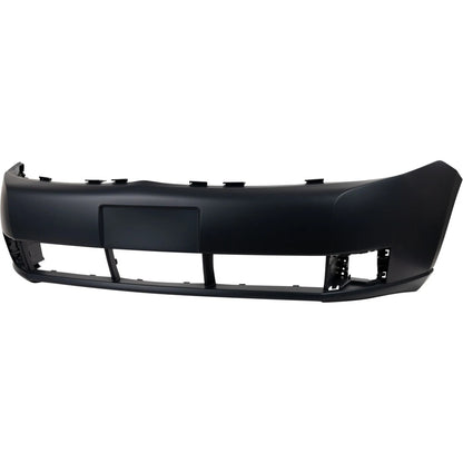 Primed Front Bumper Cover 8S4Z17D957APTM FO1000634 Replacement For Ford Focus 2008 2009 2010 2011 With Fog Lamp Holes Primed