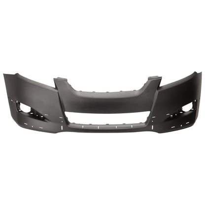 Primed Front Bumper Cover 5211902995 TO1000345 Replacement For Toyota Matrix 2009 2010 with Fog Lamp Holes Primed