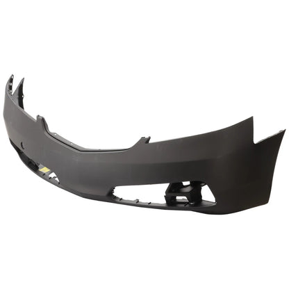 Primed Front Bumper Cover 04711TK4A80ZZ AC1000178 Replacement For Acura TL 2012 2013 2014 Primed with Fog Lamp Holes