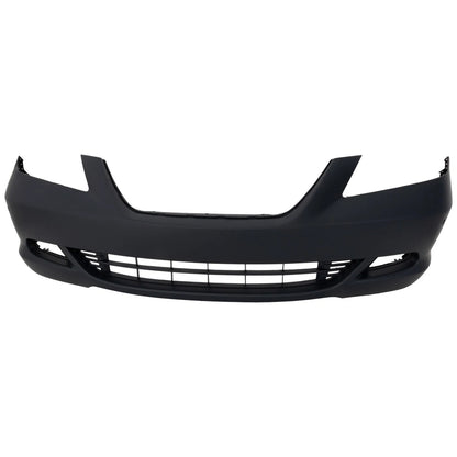 Primed Front Bumper Cover 04711SHJA80ZZ HO1000223 Replacement For Honda Odyssey 2005 2006 2007 Touring with Fog Light Holes Primed