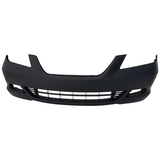 Primed Front Bumper Cover 04711SHJA80ZZ HO1000223 Replacement For Honda Odyssey 2005 2006 2007 Touring with Fog Light Holes Primed