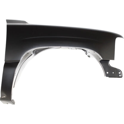 Primed Fender Replacement For Chevrolet Silverado 1500 1999 2000 2001 2002 Front Passenger Side 12476220 GM1241267
