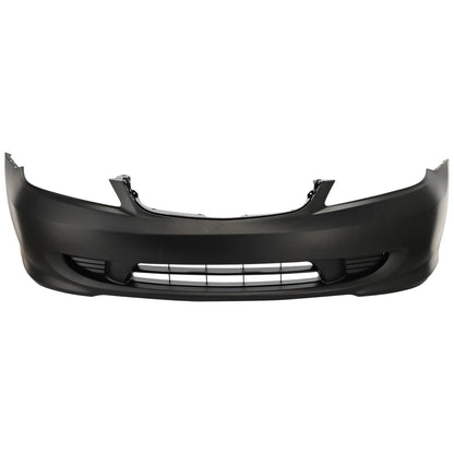 Primed Bumper Cover 04711S5AA91ZZ HO1000216 Replacement For Honda Civic 2004 2005 Coupe Sedan Primed Front