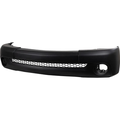 Primed Front Bumper Cover 521190C050 TO1000254 Replacement For Toyota Tundra 2003 2004 2005 2006 Base Model Regular Cab Primed