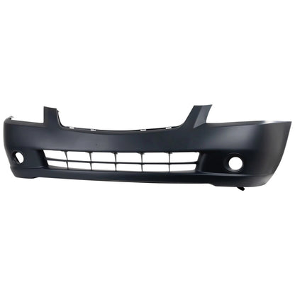 Primed Front Bumper Cover 62022ZB000 NI1000219 Replacement For Nissan Altima 2005 2006 with Fog Lamp Holes Primed
