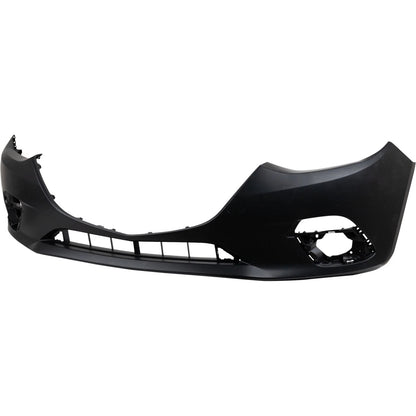 Primed Front Bumper Cover MA1000239 BJS750031ABB Replacement For Mazda 3 Sport 2014 2015 2016 Primed