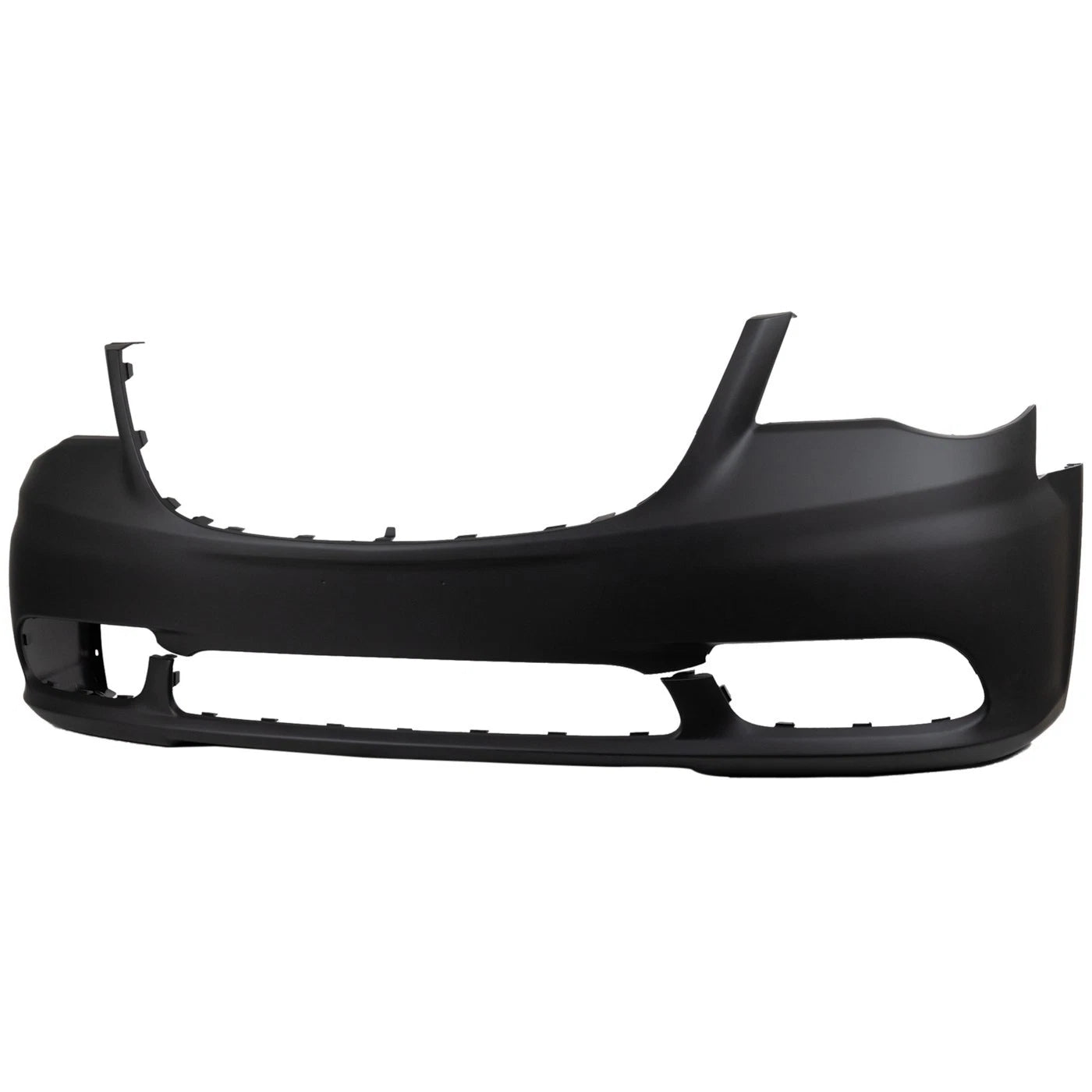 Primed Front Bumper Cover 68088967AA CH1000990 Replacement For Chrysler Town & Country 2011 2012 2013 2014 2015 2016 with Fog Lamp Holes Primed