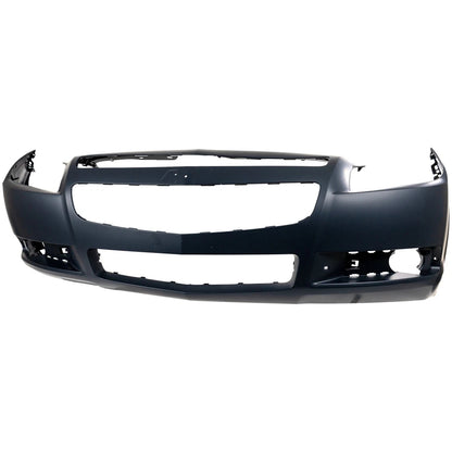 Primed Primed Front Bumper Cover 20832808 GM1000858 Replacement For Chevrolet Malibu 2008 2009 2010 2011 2012 Sedan Primed With Fog Light Holes